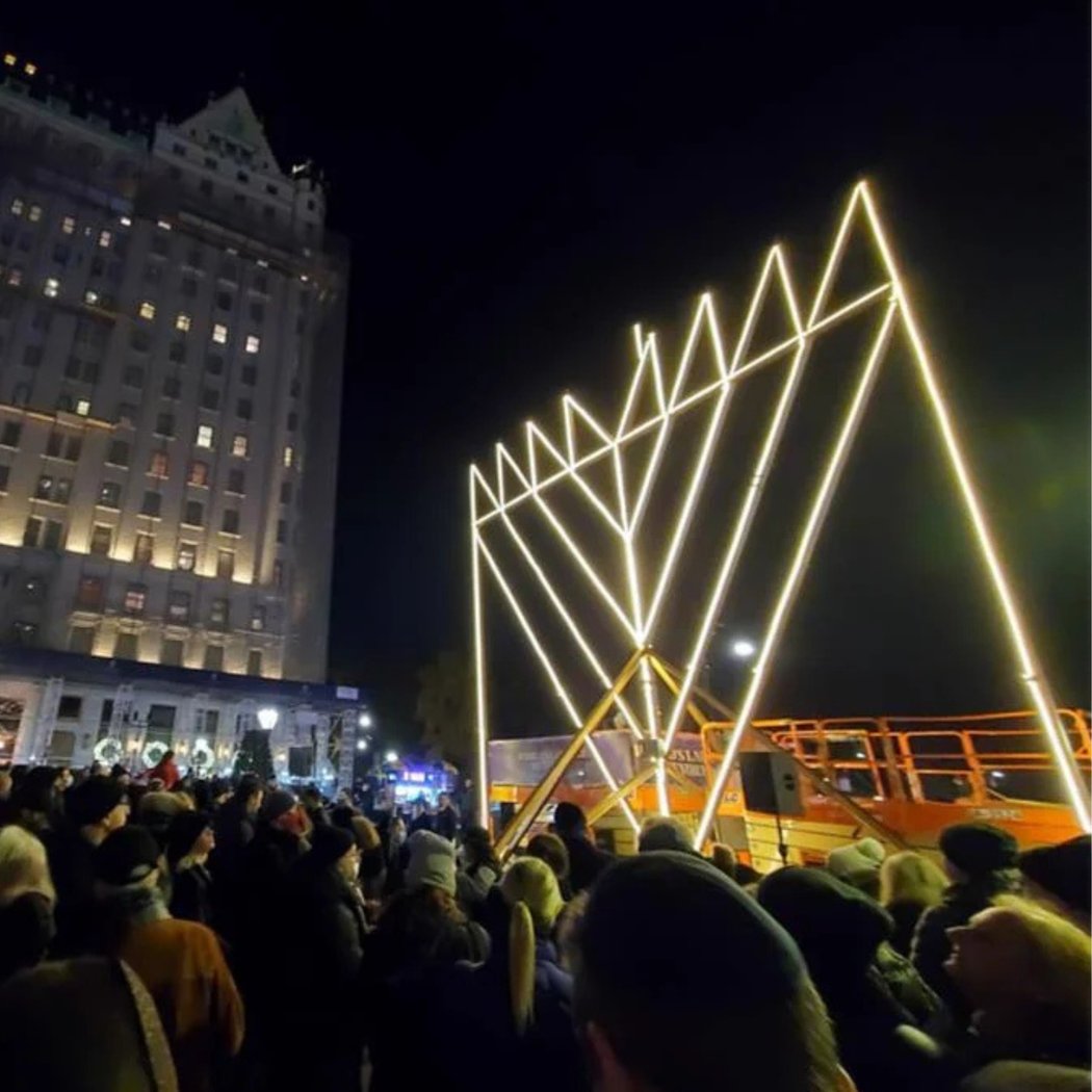 Menorah Lighting 1