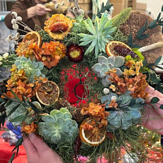 Living Succulent Wreath Making Workshop 1