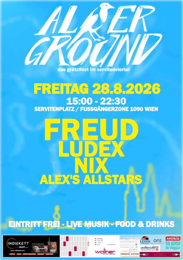 Alserground - das Musik-Grätzlfestival im Servitenviertel 1