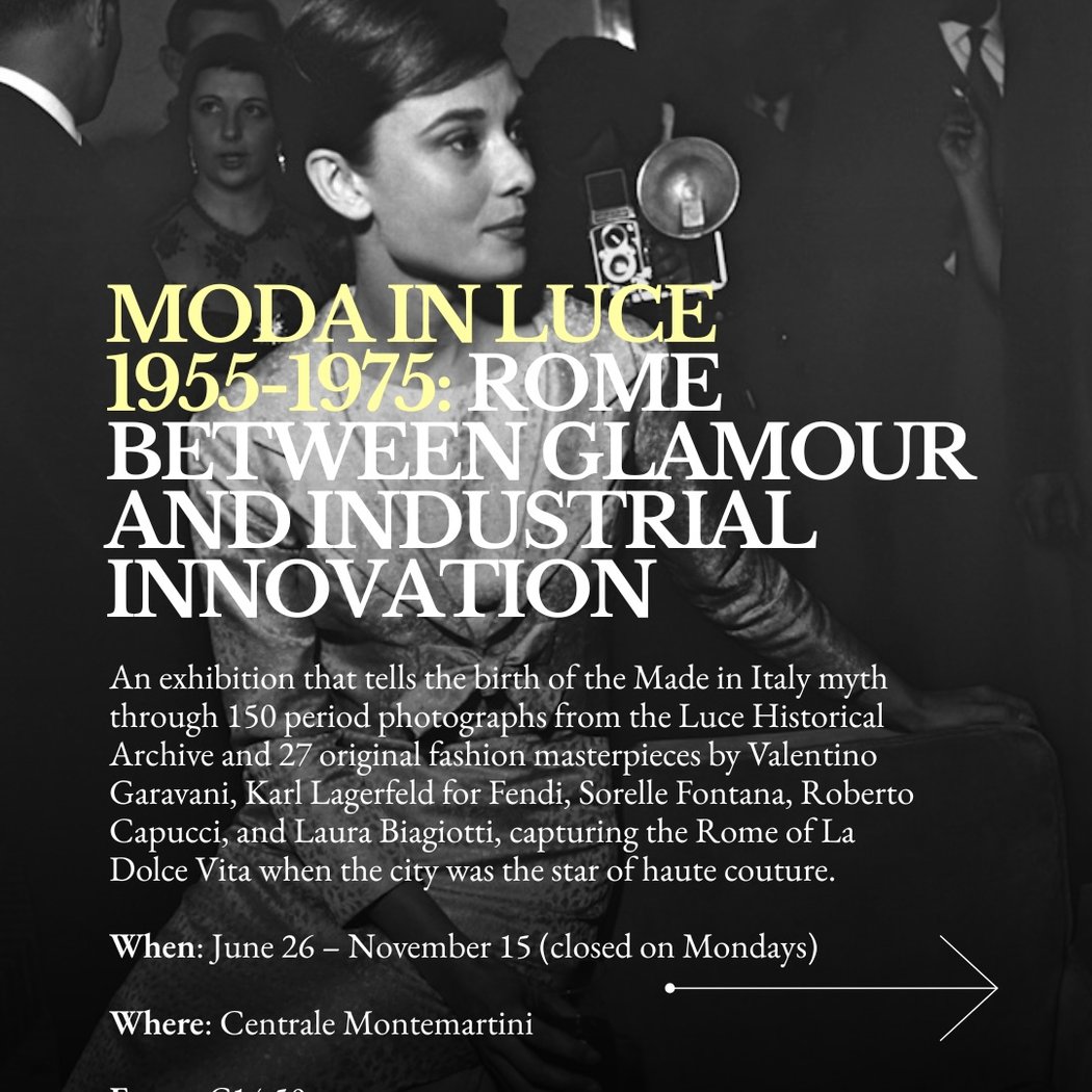 Moda in Luce 1955–1975: Rome Between Glamour and Industrial Innovation