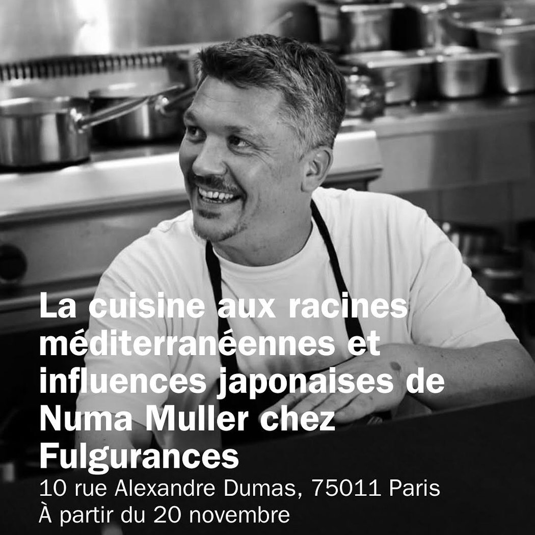 Cuisine aux racines méditerranéennes et influences japonaises de Numa Muller 1