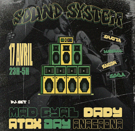 MADROOM SOUNDSYSTEM PARTY (shatta, bouyon, baile funk, afrobeat) 1