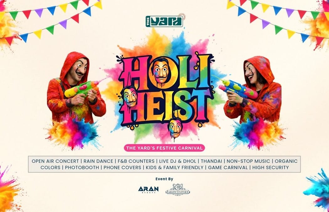 Holi Heist - The Yard's Festive Carnival 1