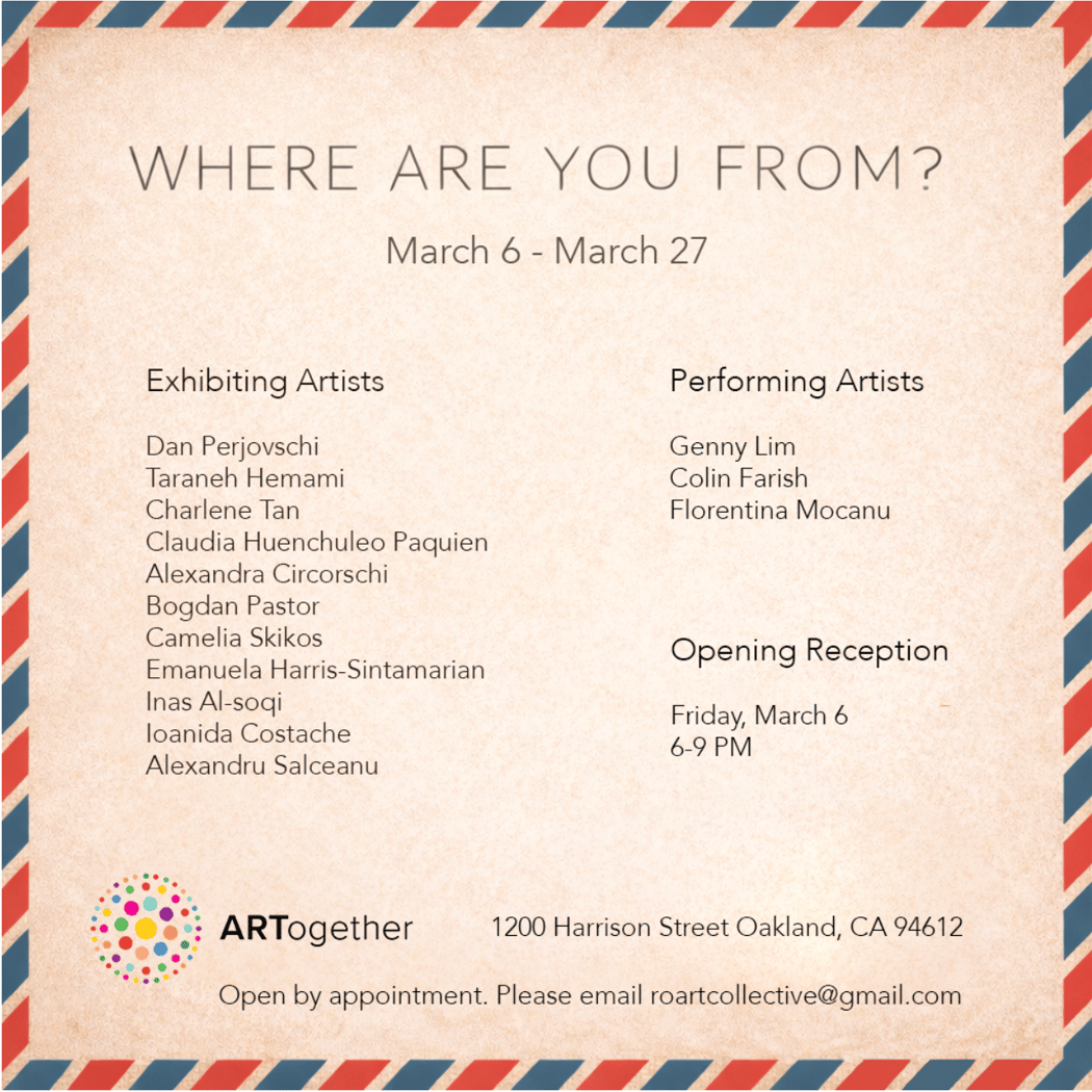 Where Are You From? Group Exhibition 1