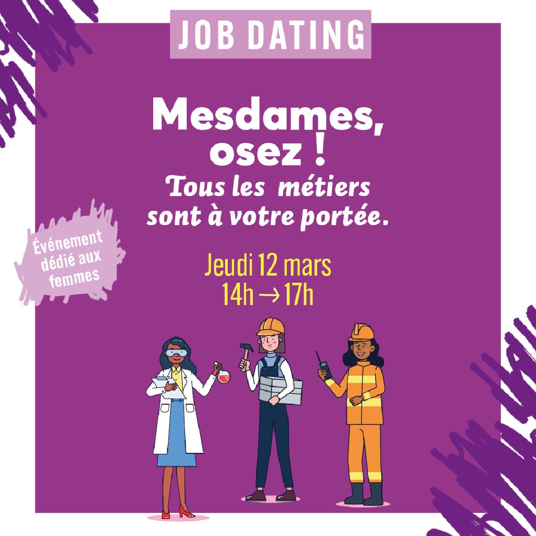 Mois de l'Égalité Femme-Homme - Job-dating 1