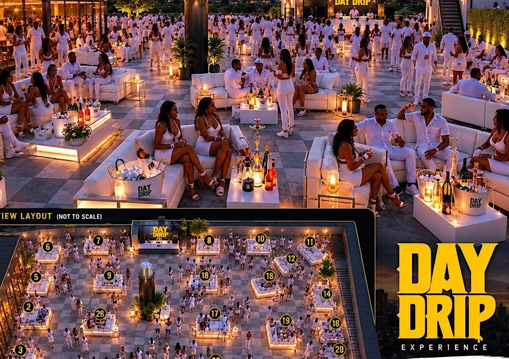 DAY DRIP ALL WHITE ROOFTOP EDITION 2