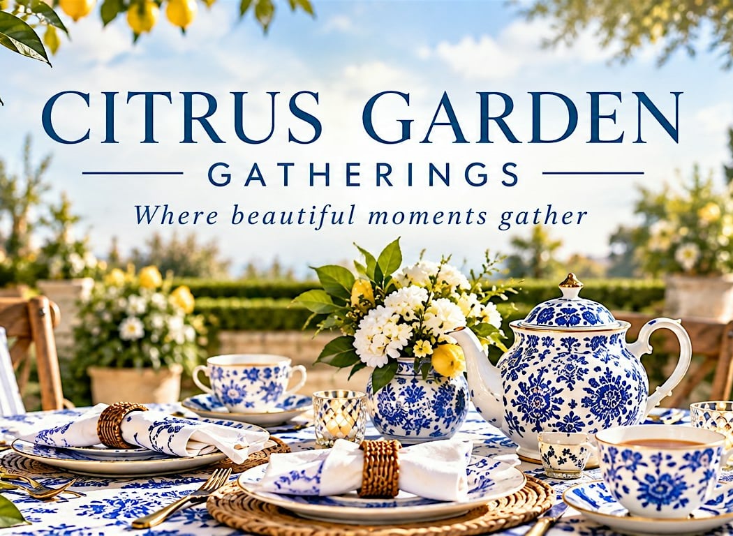 An Elegant Afternoon Tea At Citrus Garden