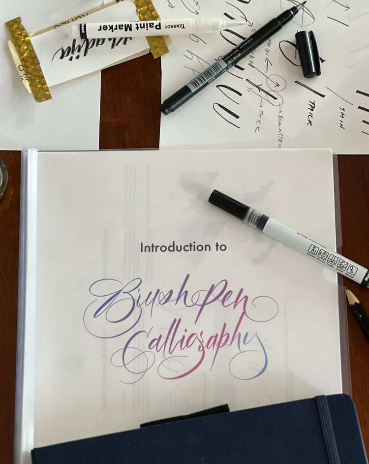 Ink & Intentions - A Brush Pen Calligraphy Experience 2