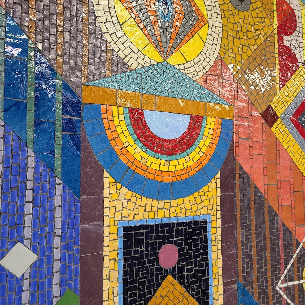 Hilma's Ghost Mosaic Art Installation 1