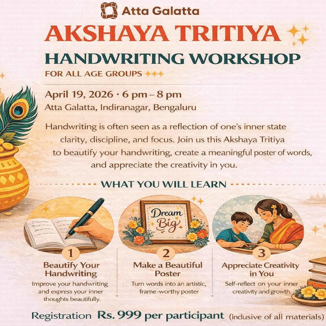 Akshaya Tritiya Handwriting Workshop 1