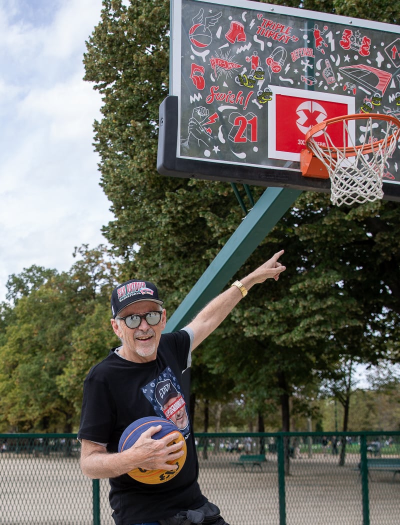 Terrain de basket 3x3 3