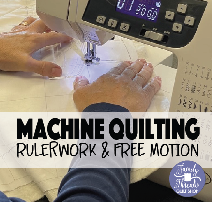 Machine Quilting: Ruler Work & Free Motion 1