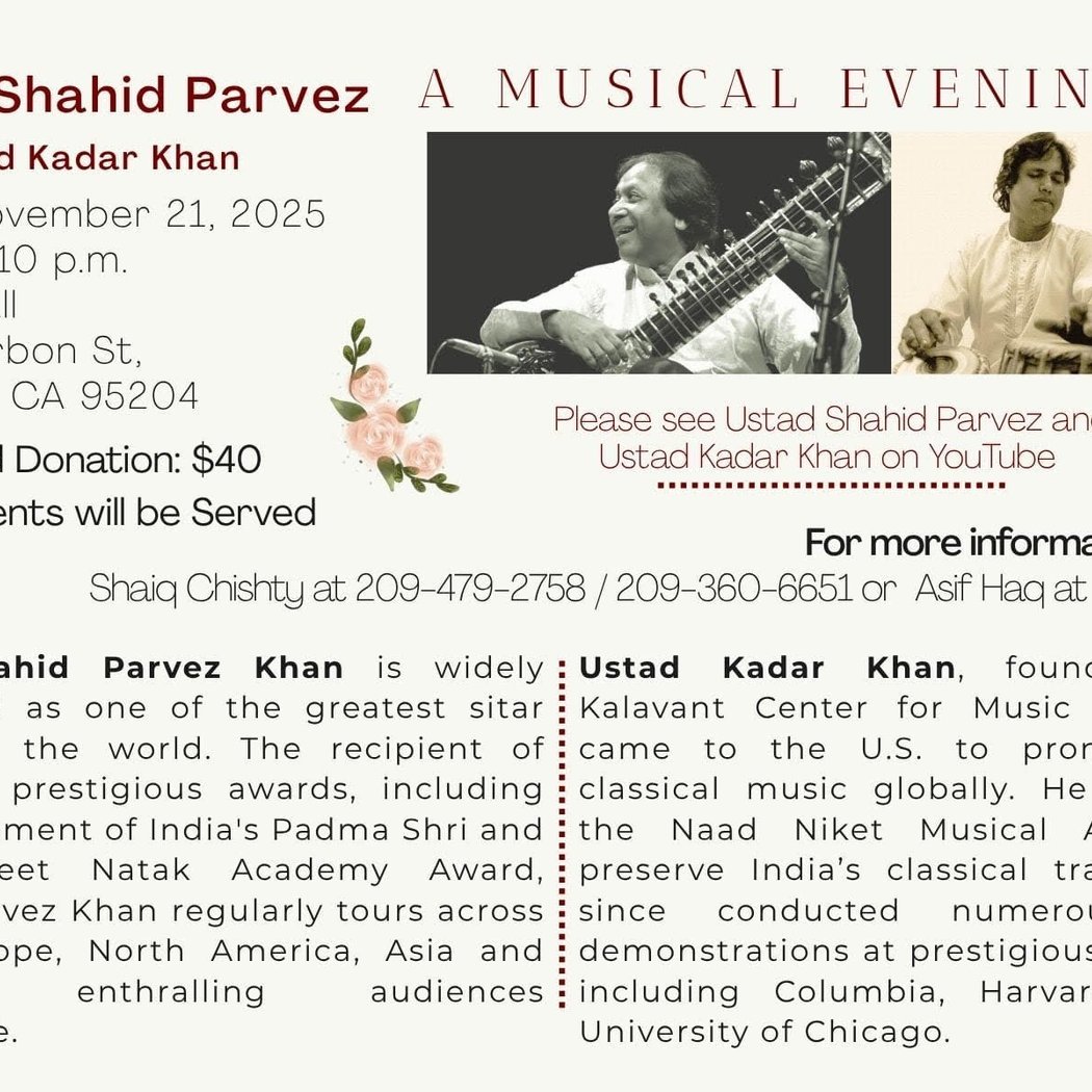 A Musical Evening: Ustad Shahid Parvez with Ustad Kadar Khan 1