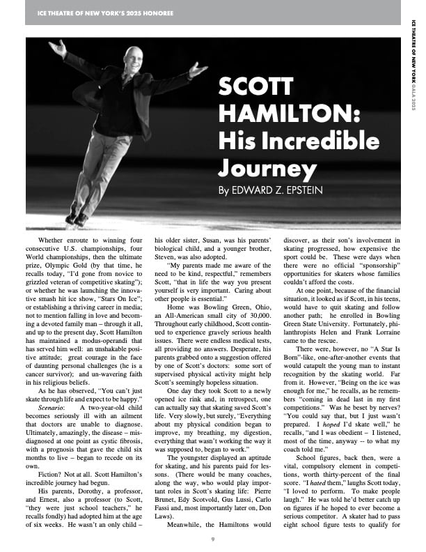 Scott Hamilton: His Incredible Journey 1