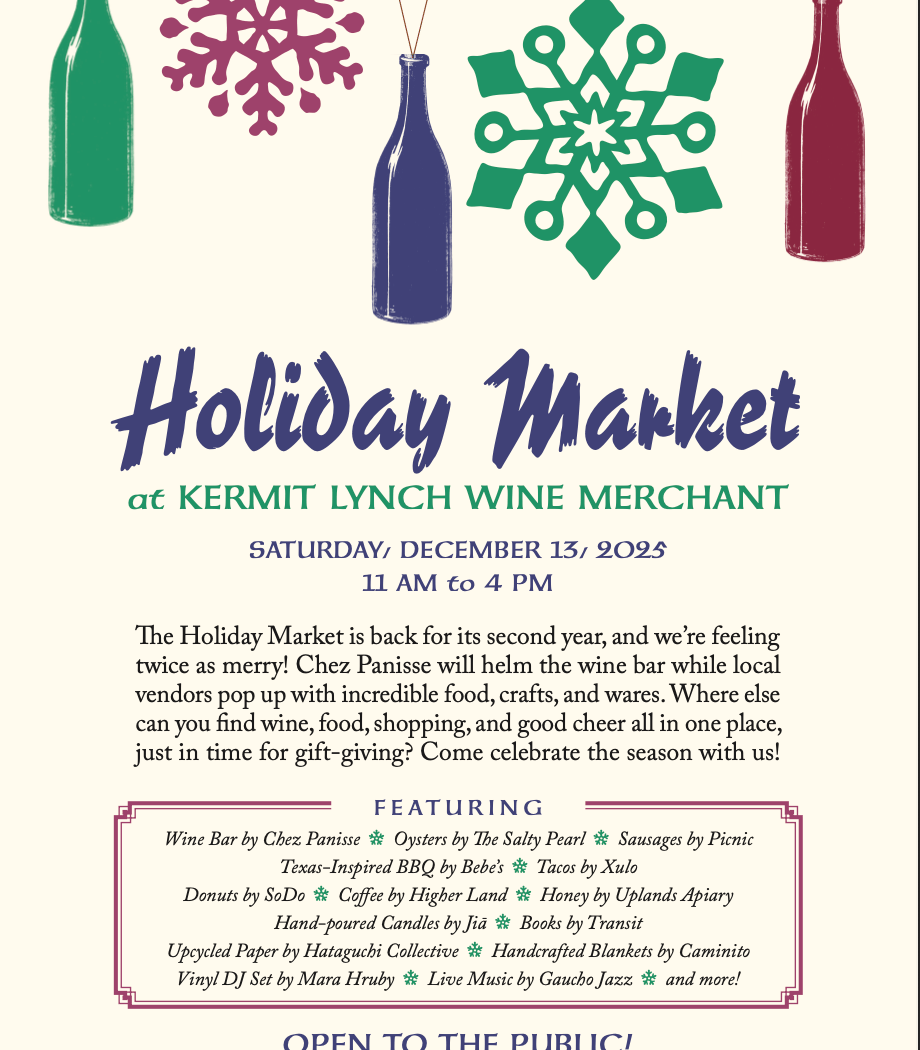Kermit Lynch Holiday Market 1
