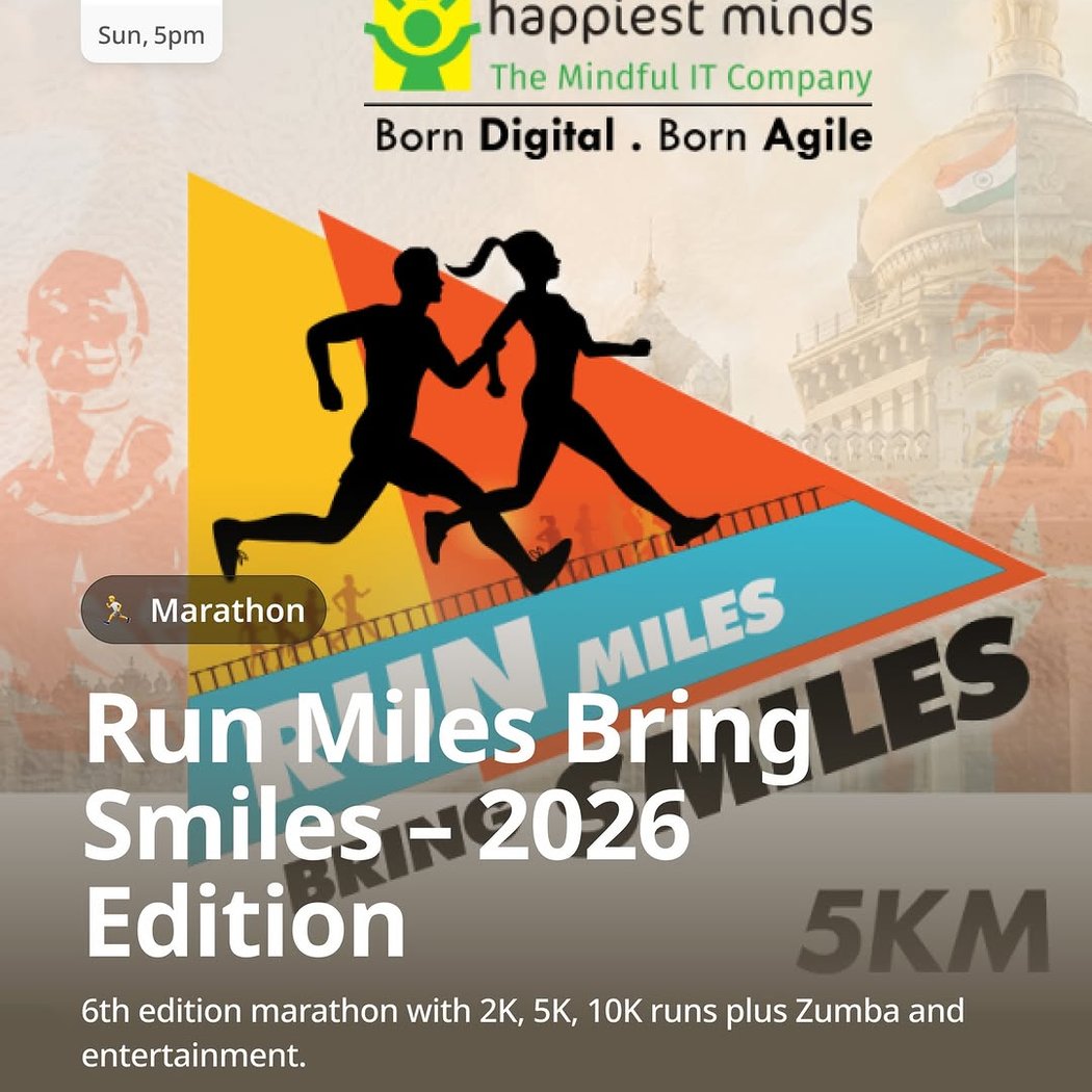 Run Miles Bring Smiles – 2026 Edition 1