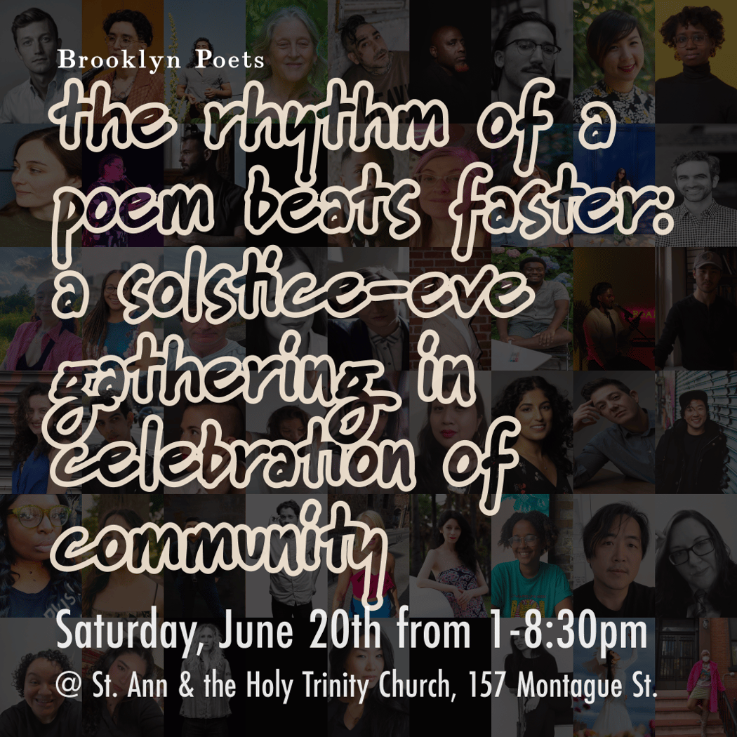 the rhythm of a poem beats faster: a solstice-eve gathering in celebration of community