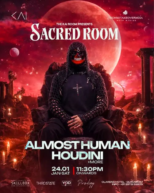 SACRED ROOM ft. Almost Human, Houdini & More 1