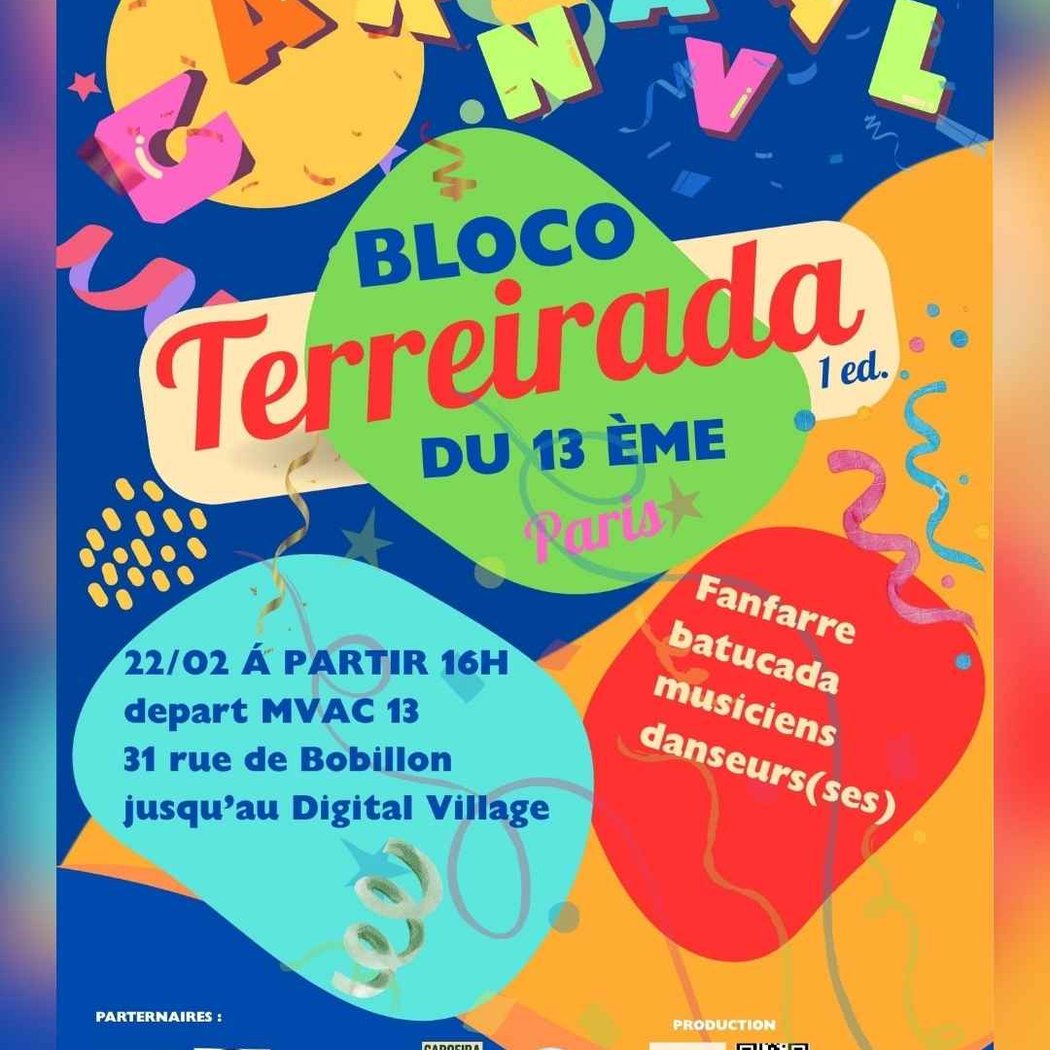 BLOCO DE CARNAVAL TERREIRADA DU 13ÈME – 1ʳᵉ ÉDITION 1