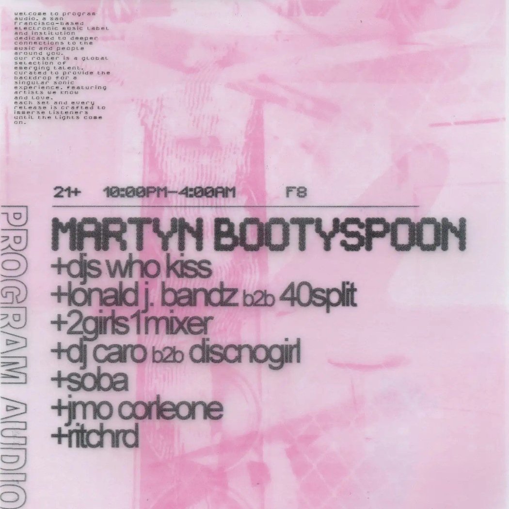 Program Audio: Martyn Bootyspoon 1