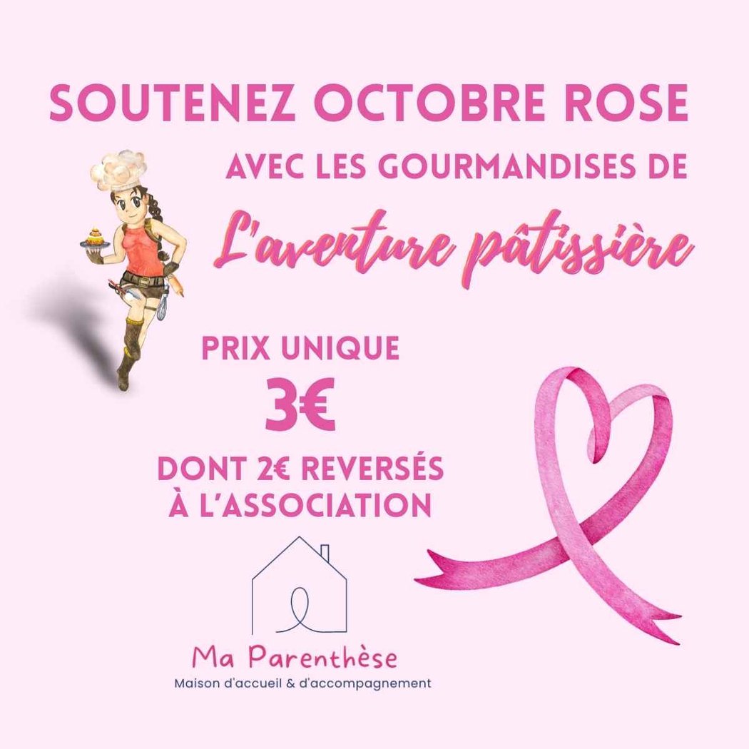 Animation en soutien d'octobre rose avec L'Aventure Patissière 1