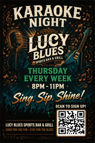 Karaoke at Lucy Blues