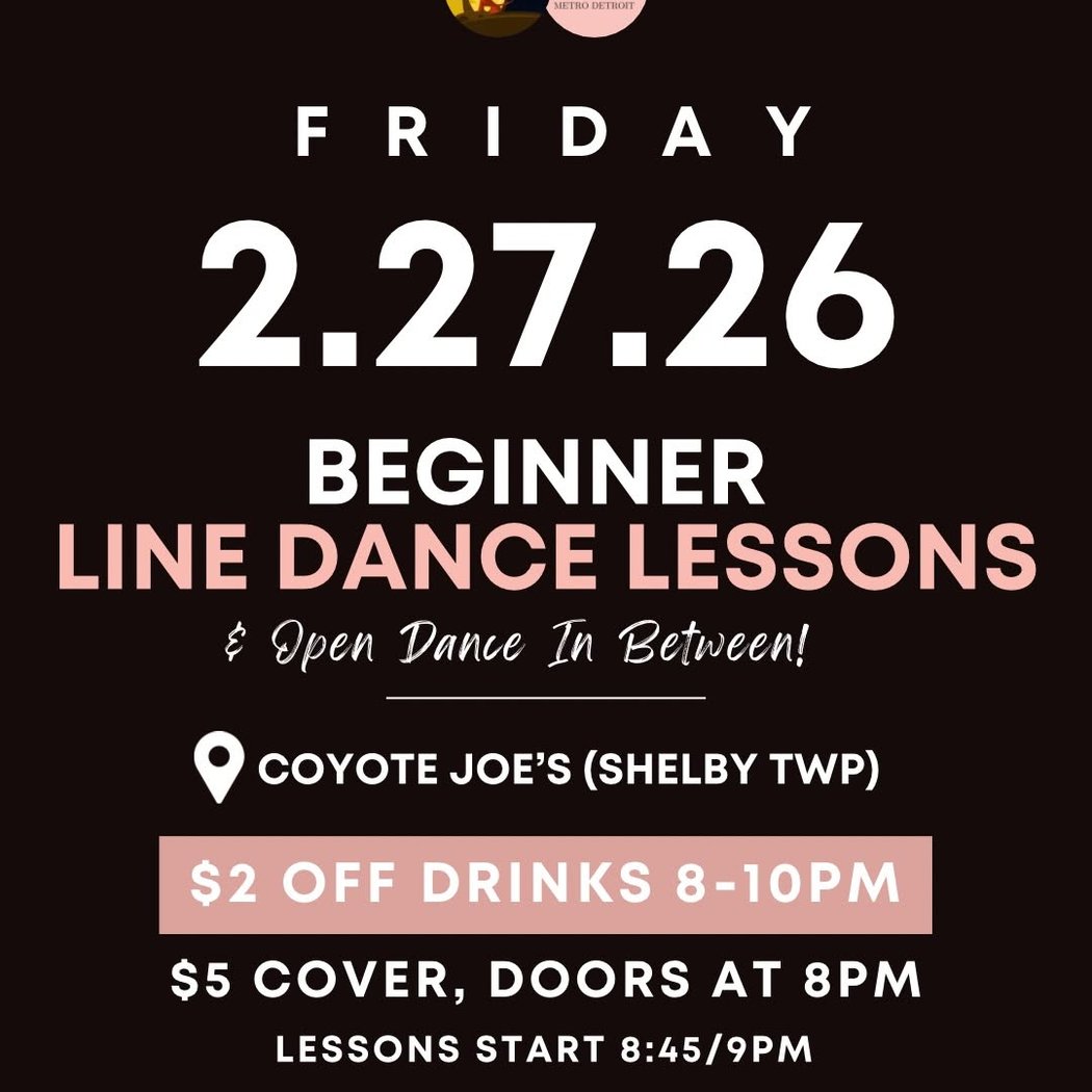 Beginner Line Dance Lessons & Open Dance In Between 1