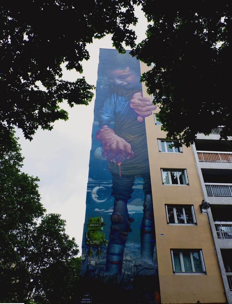 "Jeune graffeuse" par Bom-K 1