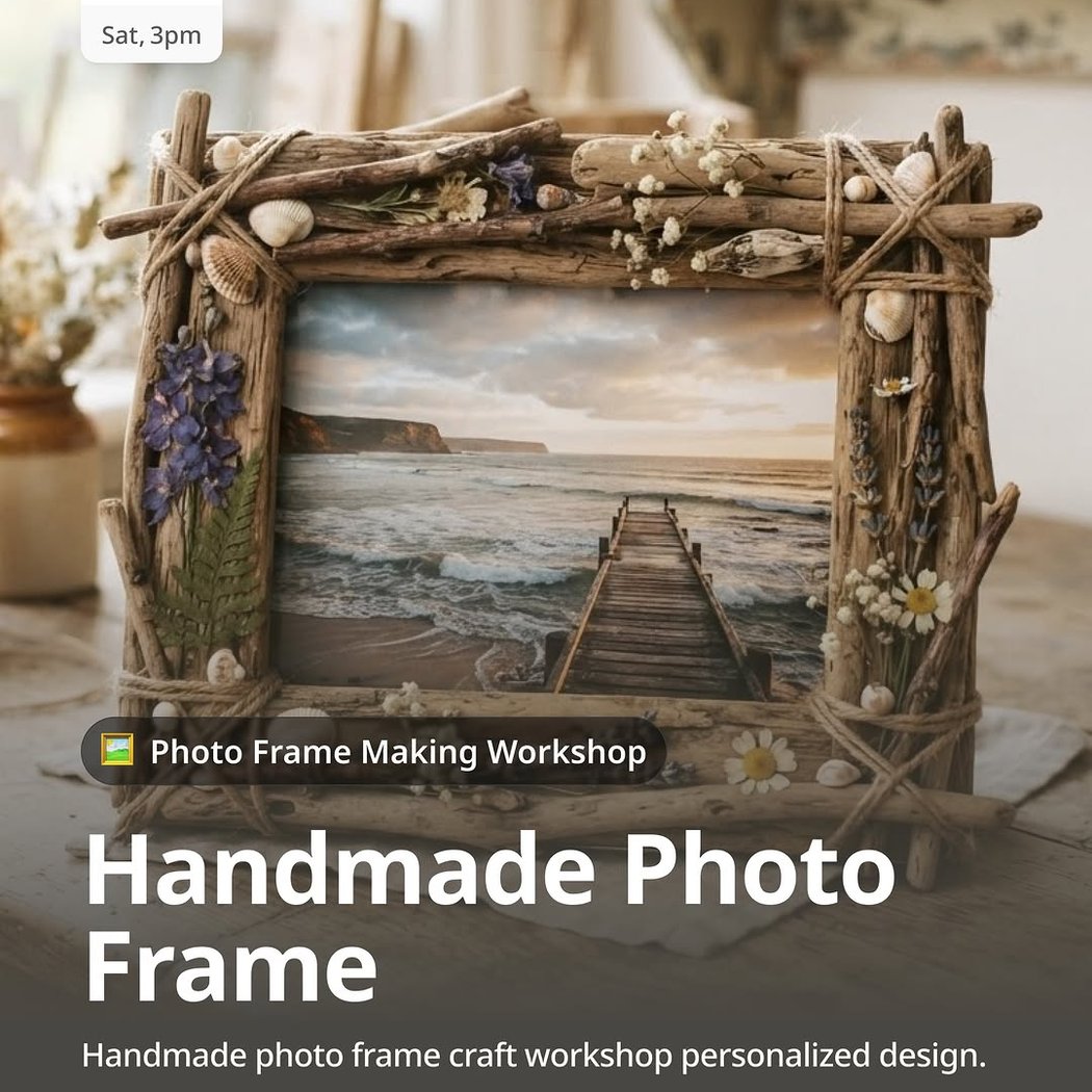 Handmade Photo Frame Workshop 1