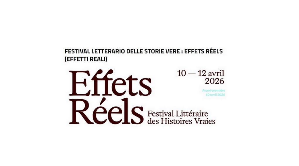 Effets Réels Festival Littéraire des Histoires Vraies 1