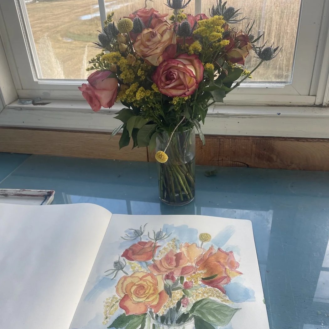 Beginning/Intermediate Watercolor Workshop with Nina Muys 1