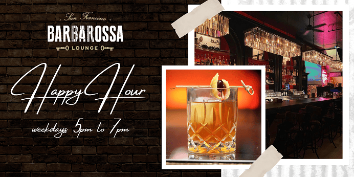 Barbarossa Lounge Happy Hour 1