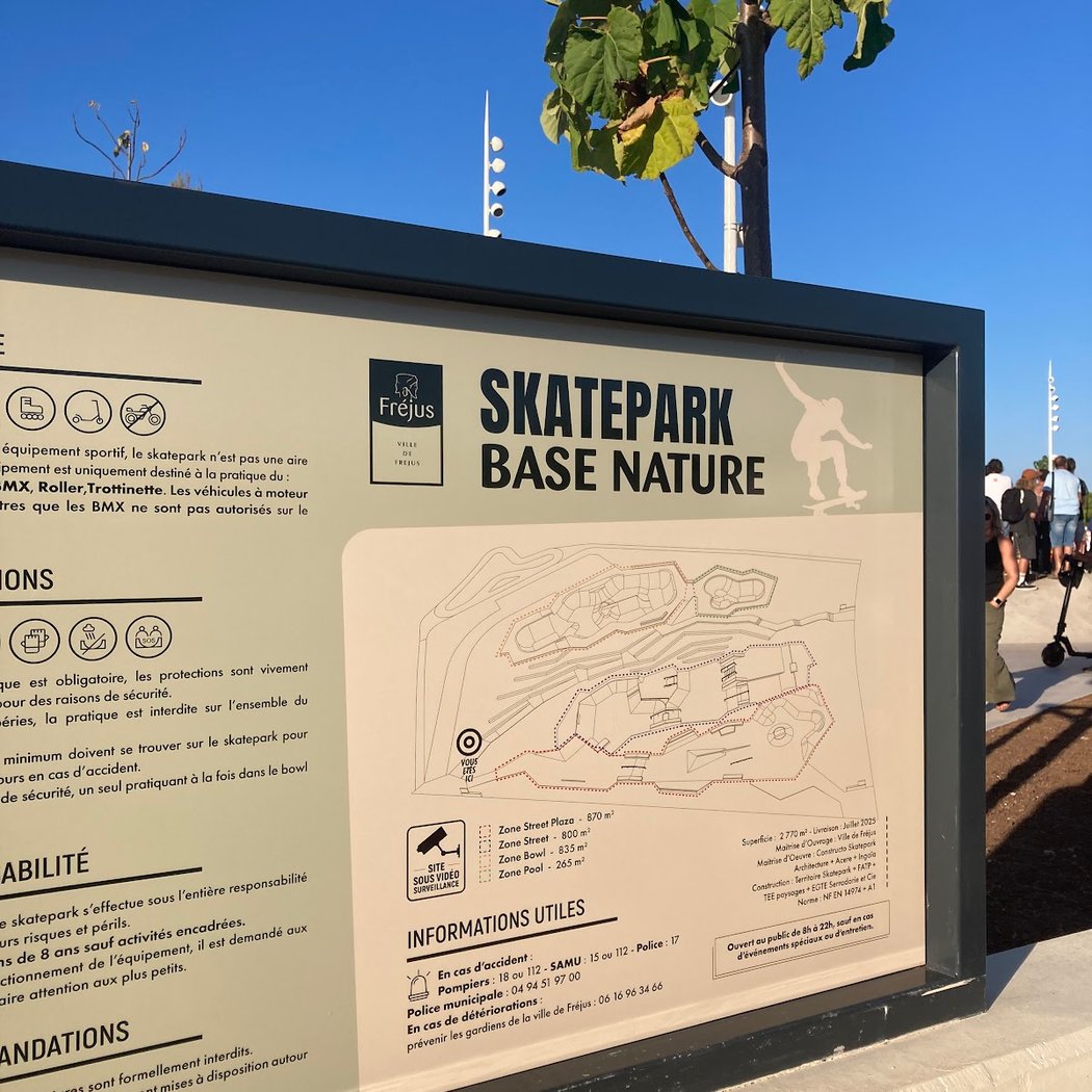 Skatepark de la Base nature François Leotard 3