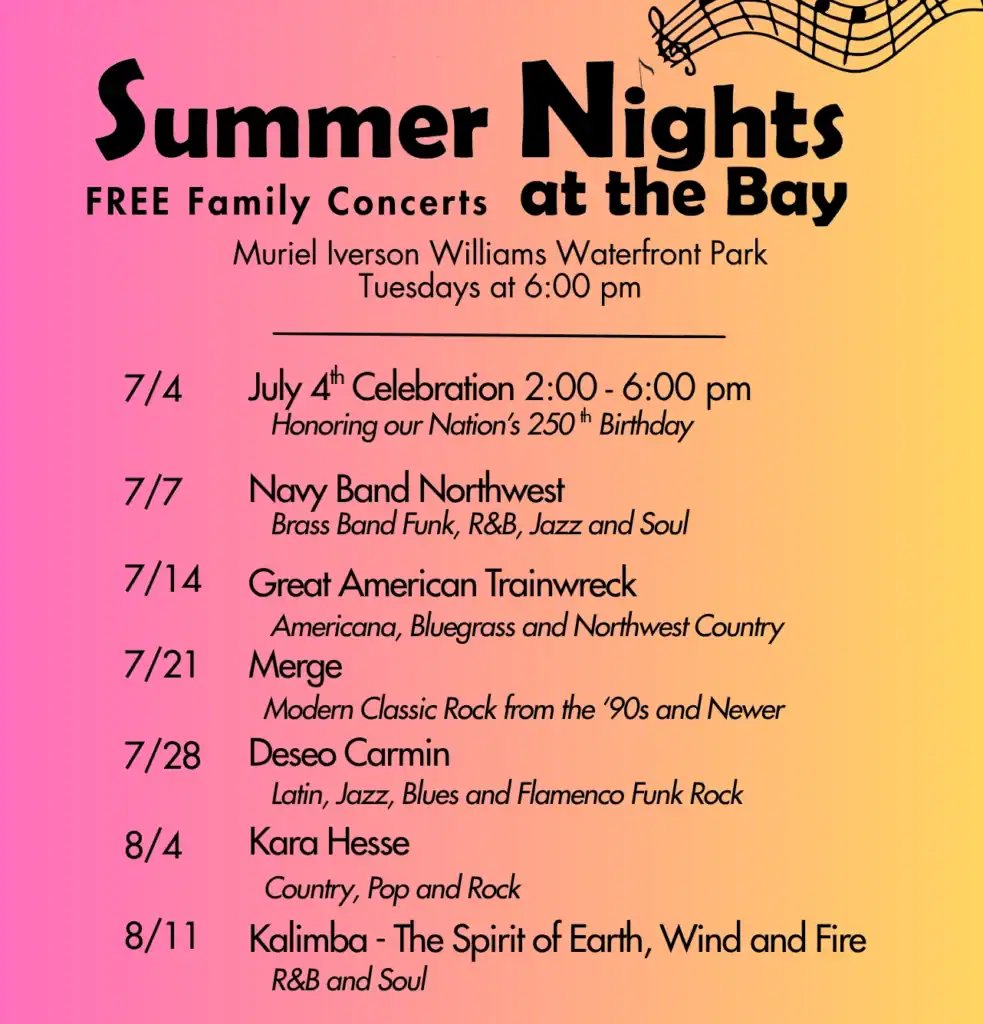 Navy Band Northwest at Summer Nights at the Bay