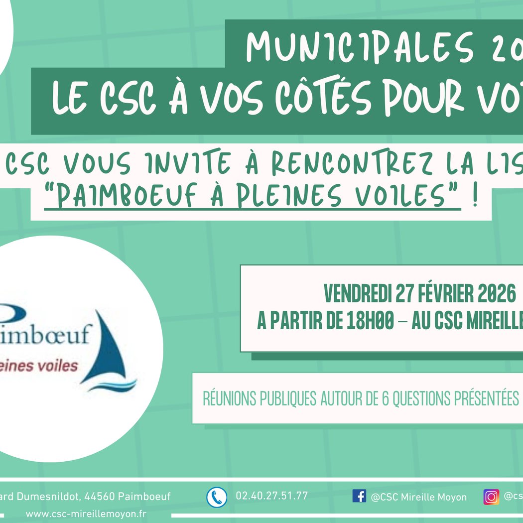 Le CSC à vos côtés pour voter 1