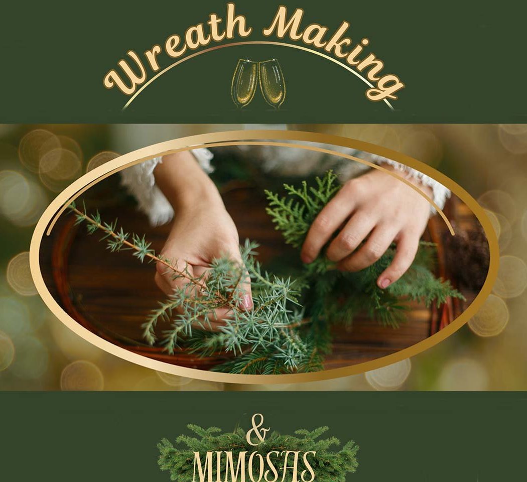 Wreath Making and Mimosas 1