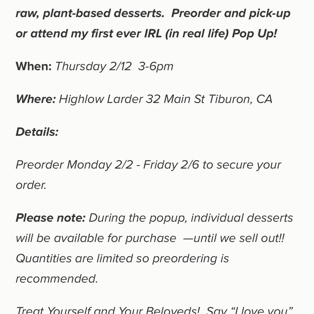 Lux Desserts Pop Up 1