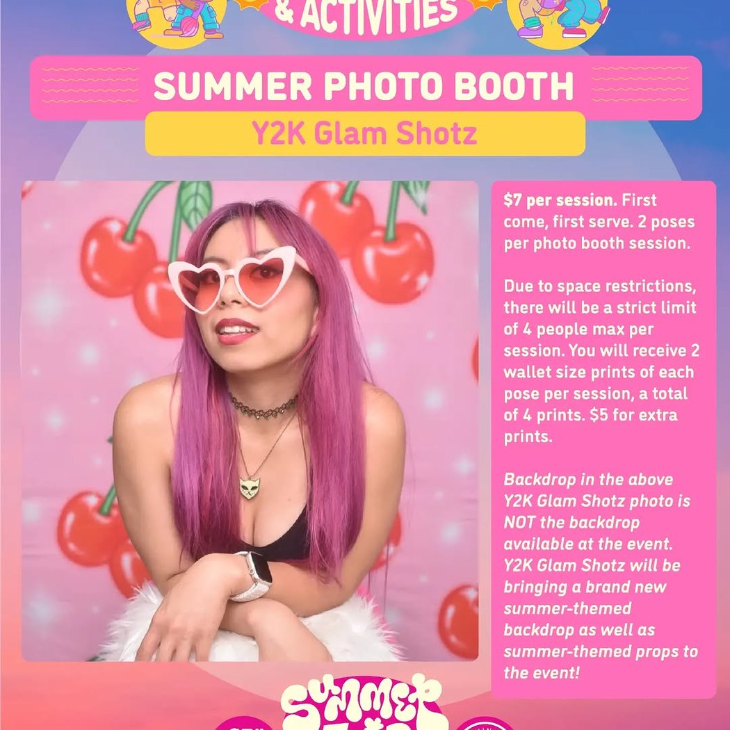 Summer Themed Photo Booth 1