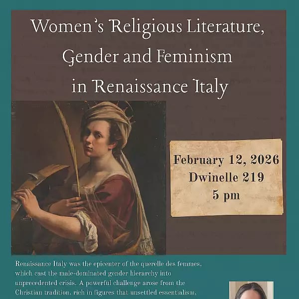 Women’s Religious Literature, Gender and Feminism in Renaissance Italy 1