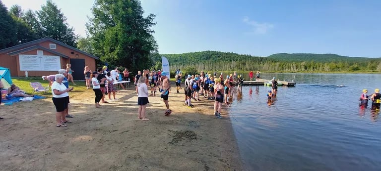 St. Donat Mudskipper Quebec SwimRun Championships and Open Water Swim 1