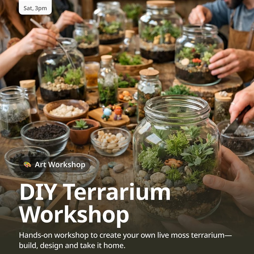 DIY Terrarium Workshop 1
