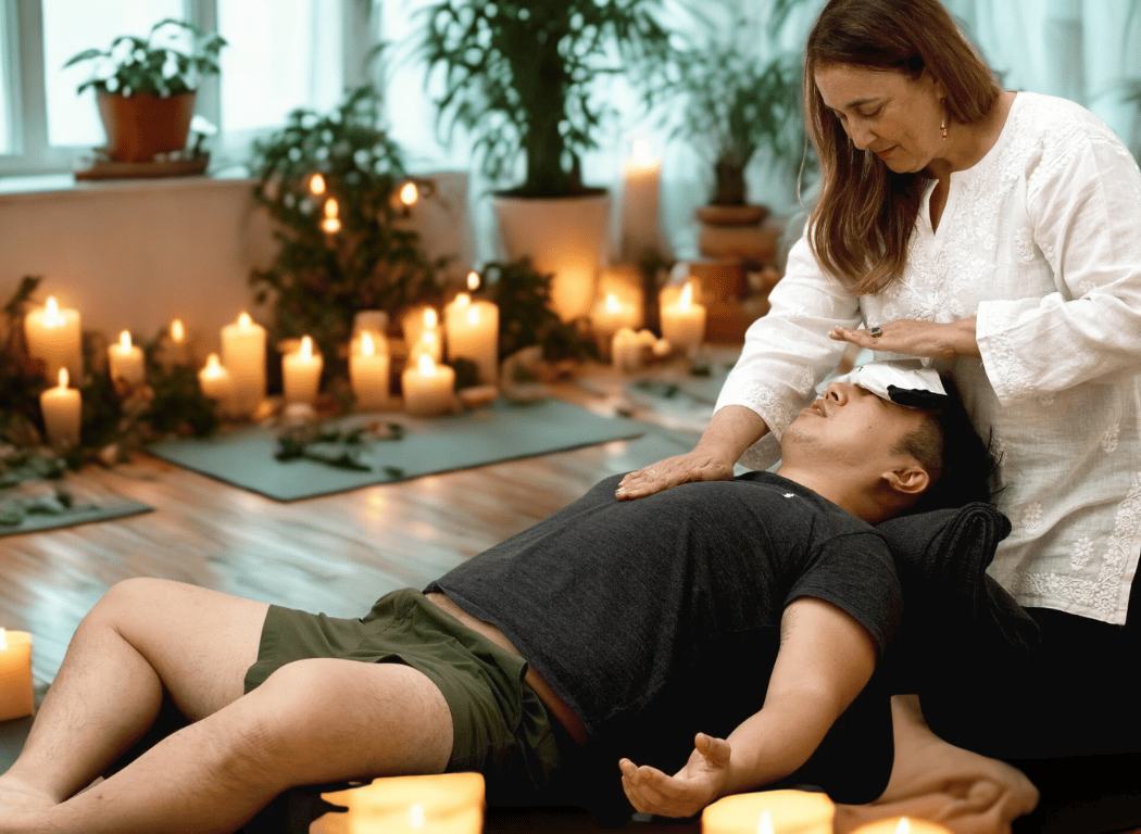 Restorative/Yoga Nidra Workshop - A Heart Opening Practice For The Holidays with Mona Anand 1