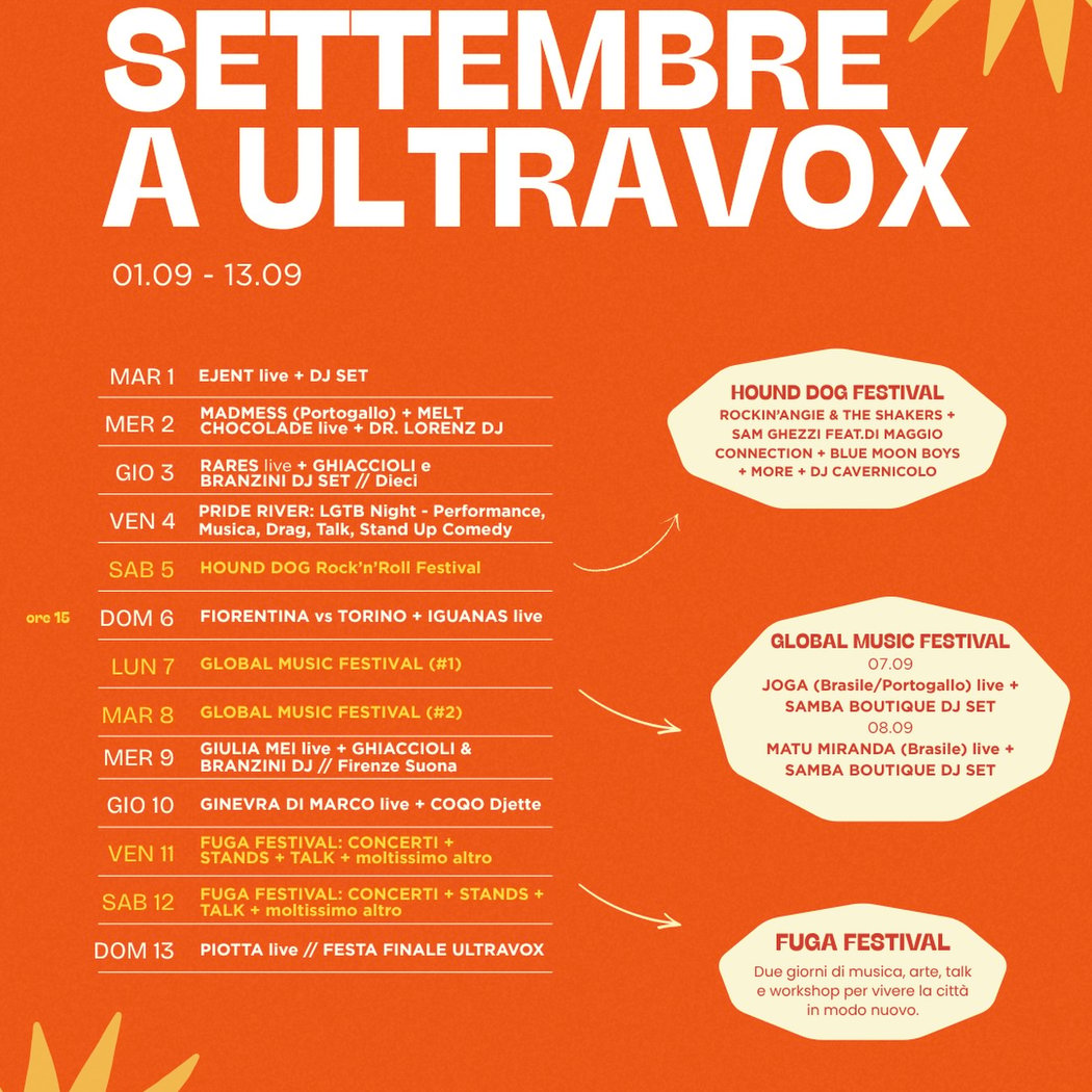 Settembre a Ultravox 1