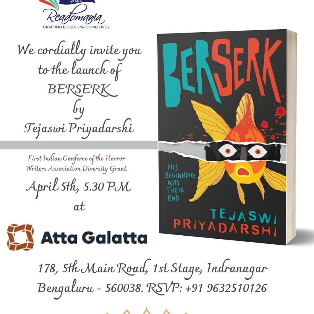Book Launch: Mind-Bending Horror Thriller by Tejaswi Priyadarshi 1