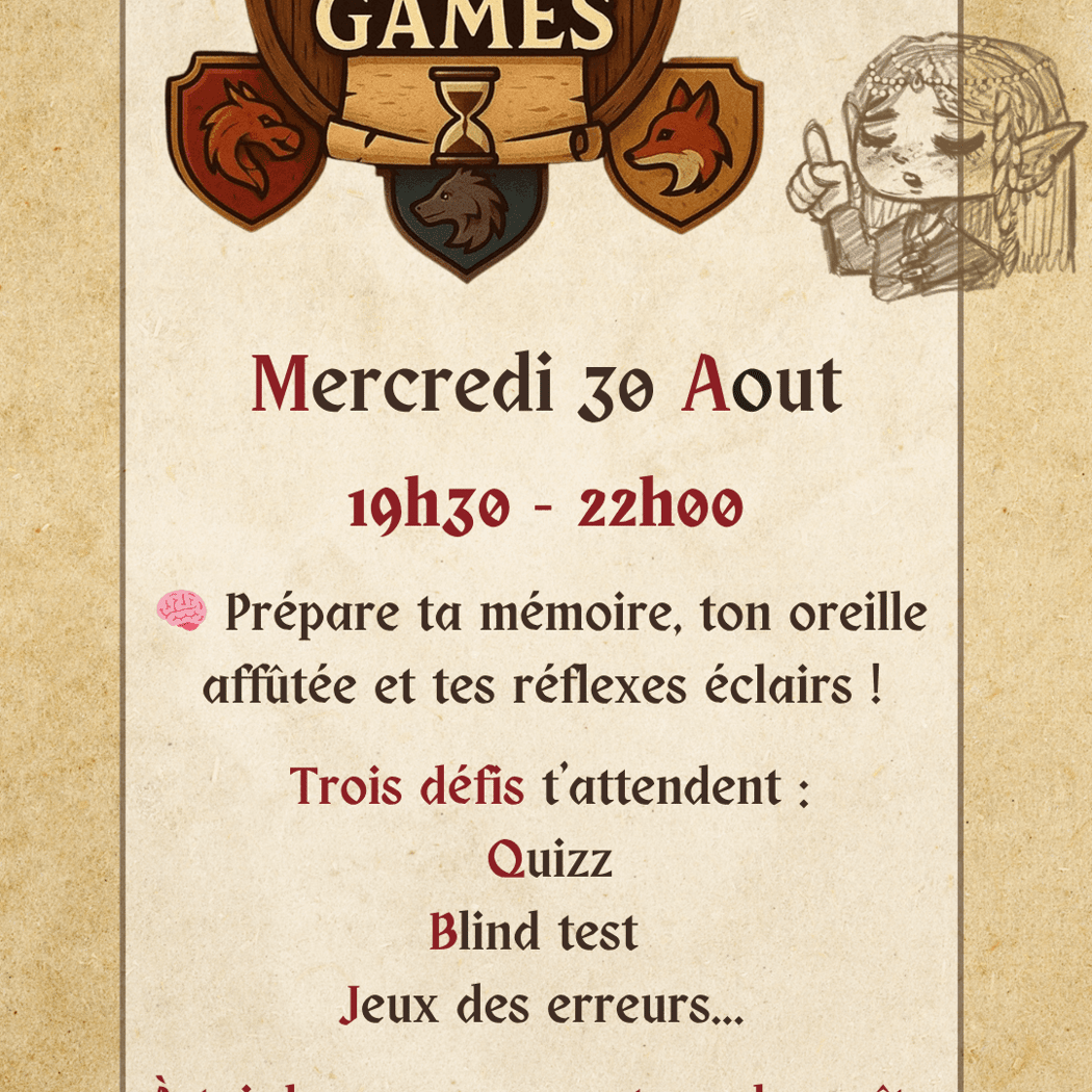Soirée Taverne Games 1
