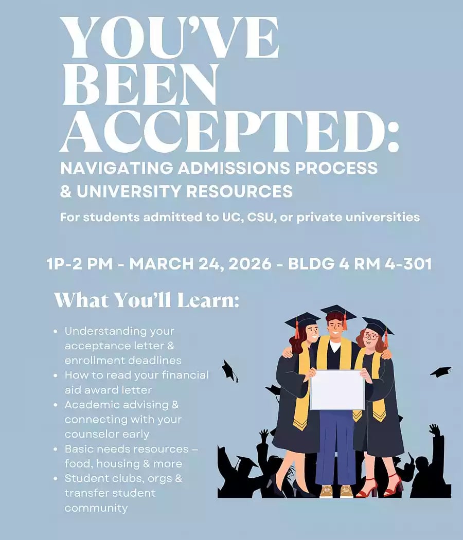 You’ve Been Accepted: Navigating Admissions Process & University Resources 1