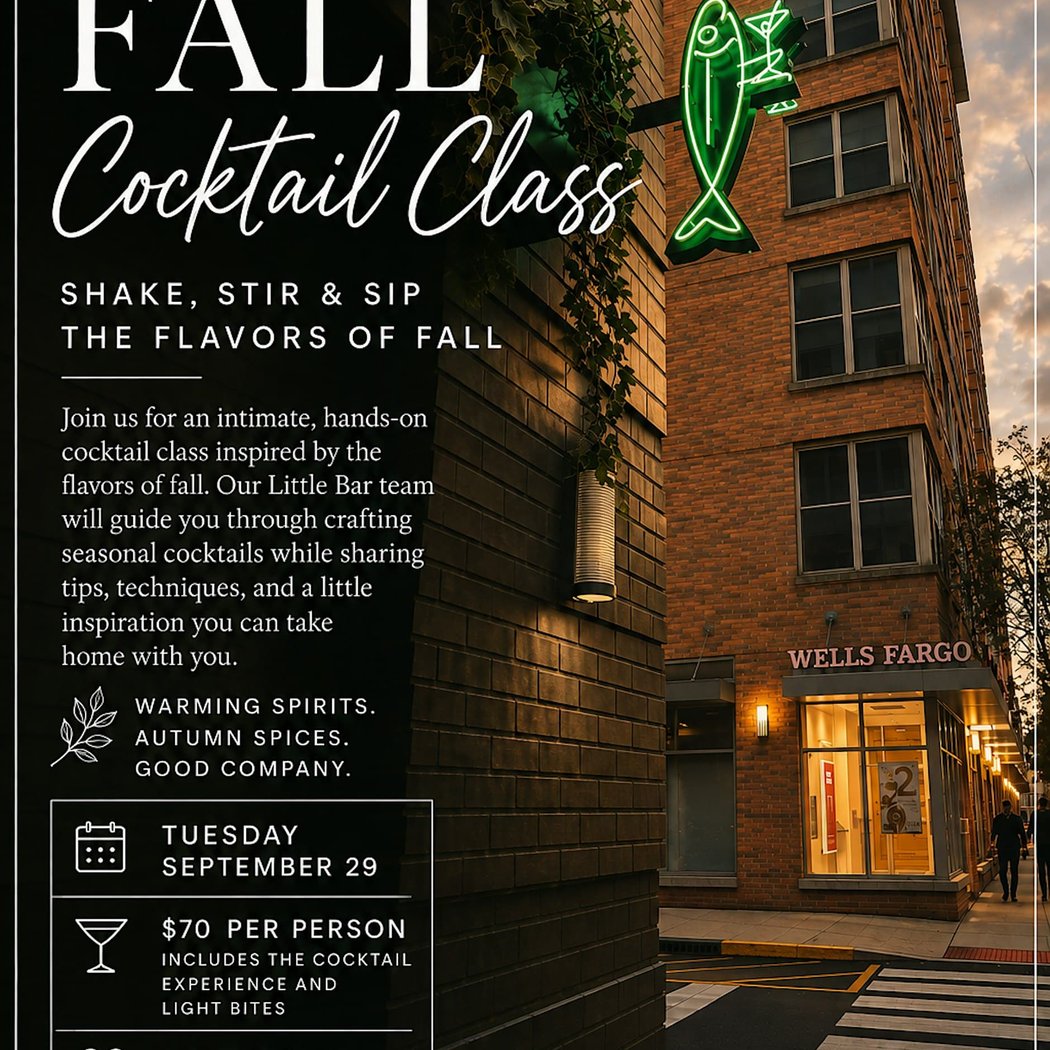 FALL COCKTAIL CLASS AT LITTLE BAR