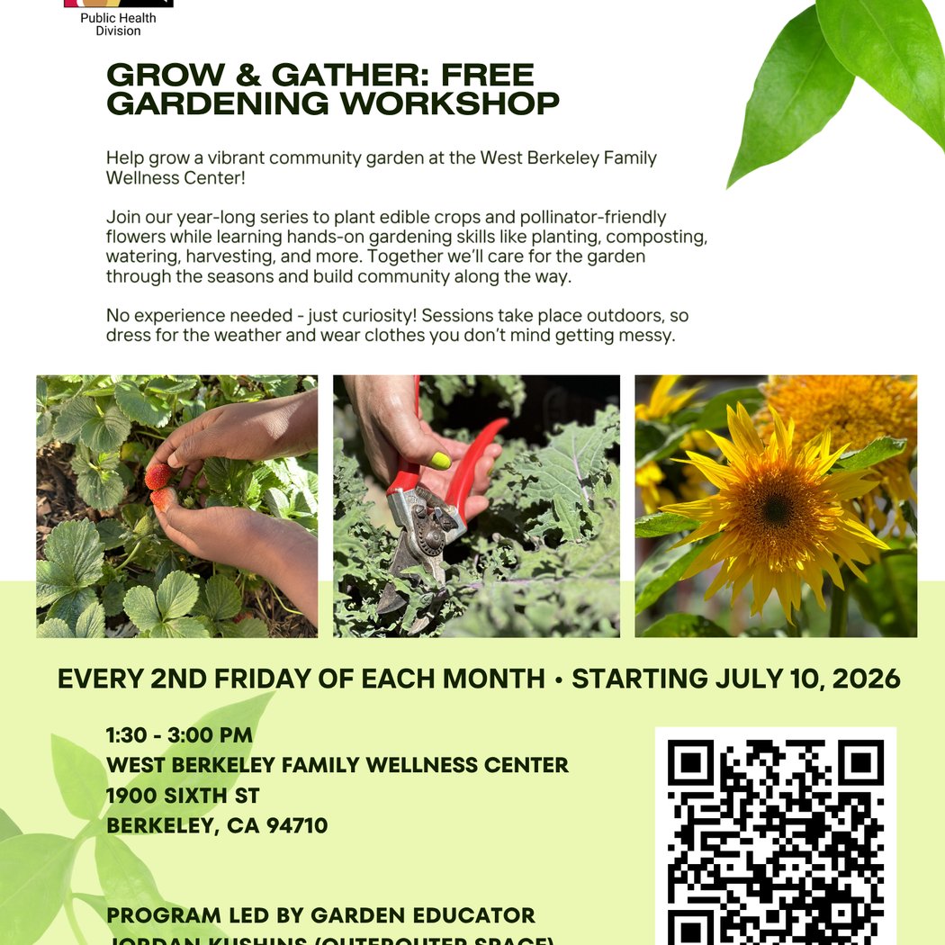 Grow + Gather: Free Gardening Workshop! 1