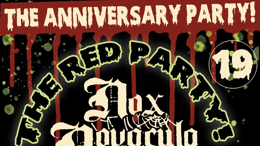THE 19TH ANNIVERSARY CELEBRATION OF THE RED PARTY! 1