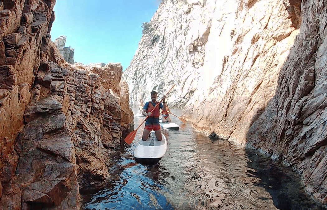 Guided Paddle Surf Route: Coves & Caves 1